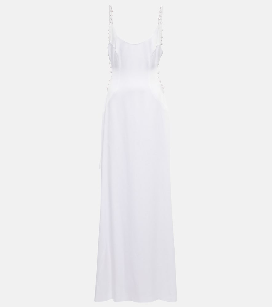 Galvan Bridal Pearled Cove cutout gown. Galvan Bridal Pearled Cove镂空礼服