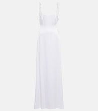 Galvan Bridal Pearled Cove cutout gown. Galvan Bridal Pearled Cove镂空礼服