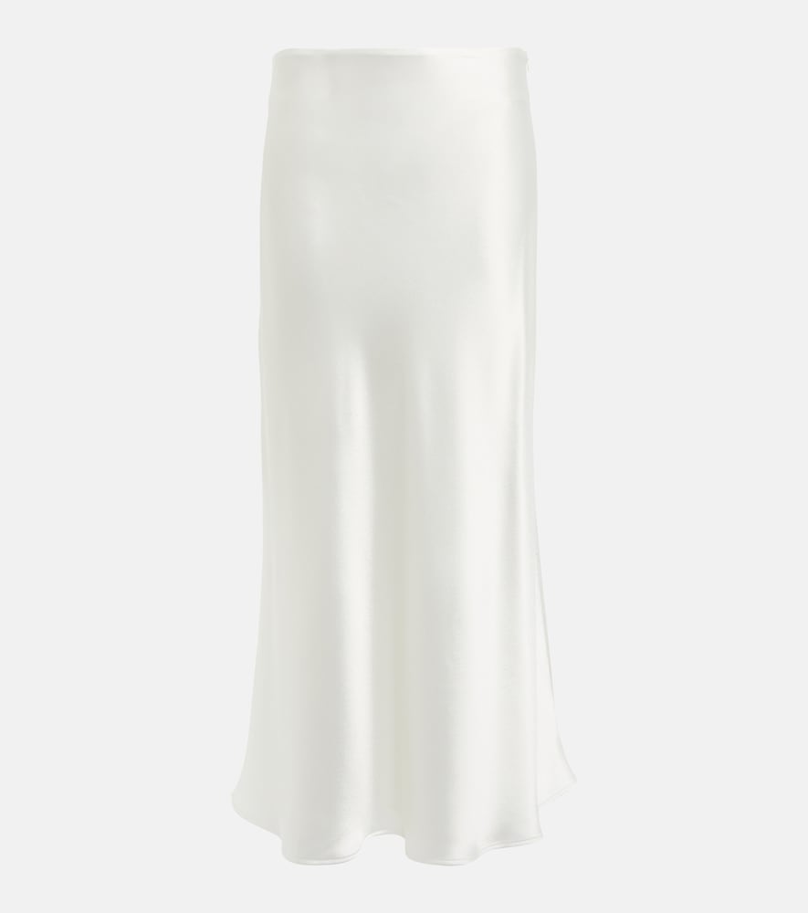 Galvan Bridal satin midi skirt - Galvan Bridal 缎面中长裙