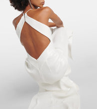 Galvan Bridal sequined halterneck gown