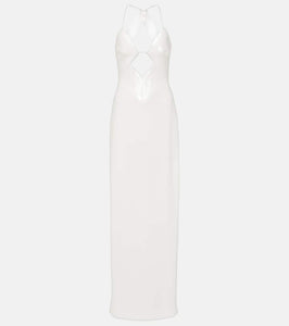 Galvan Bridal sequined halterneck gown