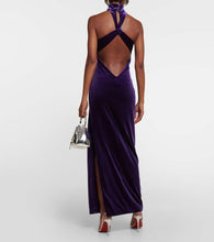Galvan Cleveland velvet gown