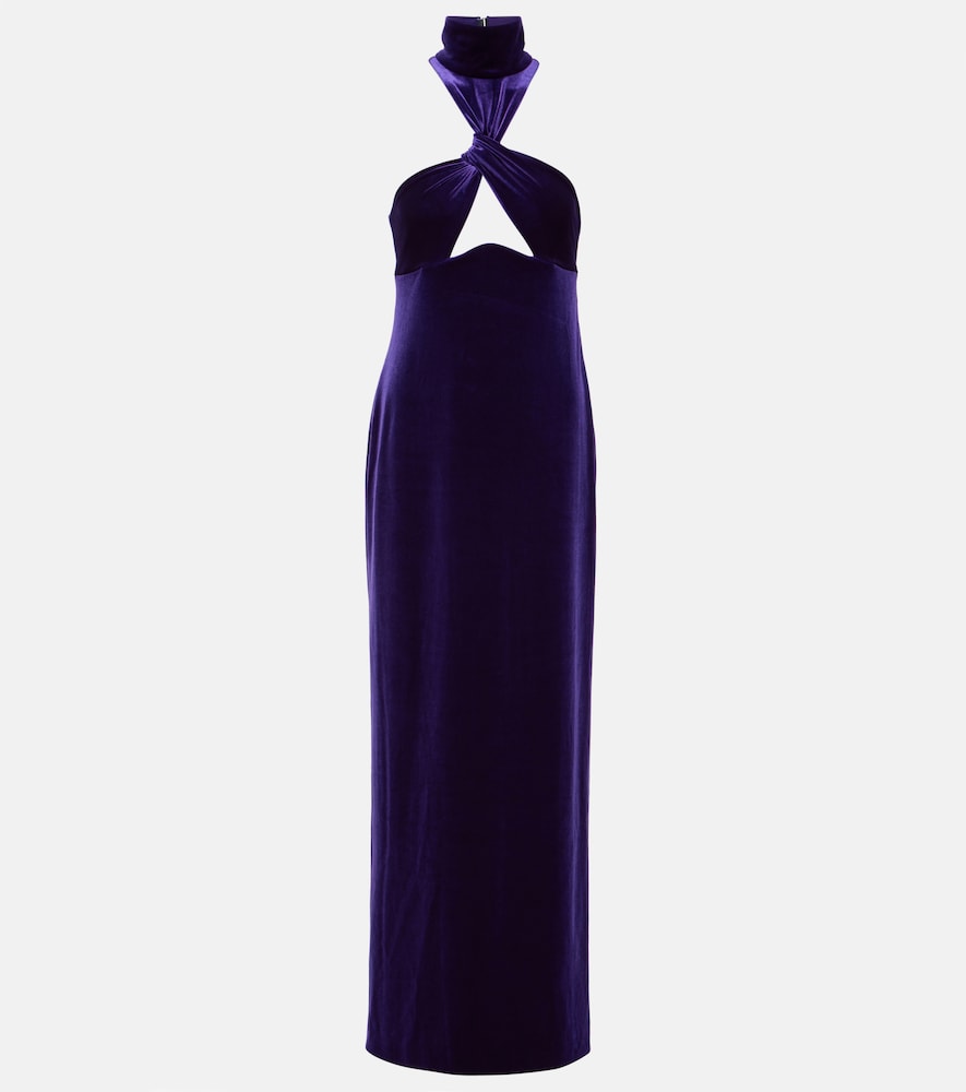 Galvan Cleveland velvet gown. Galvan Cleveland 天鹅绒礼服