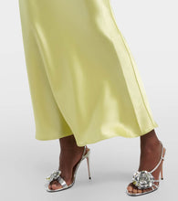 Galvan Cropped slip dress