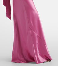 Galvan Pandora satin maxi dress