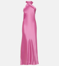 Galvan Pandora satin maxi dress. Galvan Pandora 缎面长裙