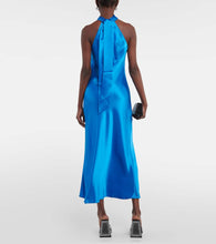 Galvan Siena halterneck midi dress