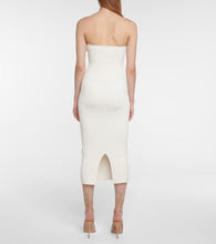 Galvan Thalia strapless midi dress
