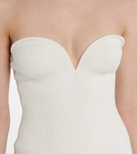 Galvan Thalia strapless midi dress