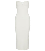 Galvan Thalia strapless midi dress. Galvan Thalia 无肩带中长连衣裙
