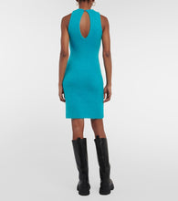 Ganni Alpaca and wool-blend minidress