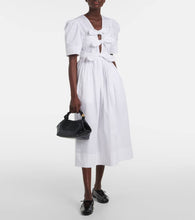 Ganni Bou Mini croc-effect tote bag