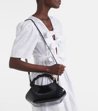 Ganni Bou Mini croc-effect tote bag