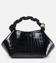 Ganni Bou Mini croc-effect tote bag. Shop Ganni Top-Handle Bags for women now.