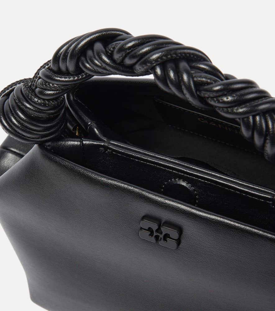 Ganni Bou Small leather tote bag