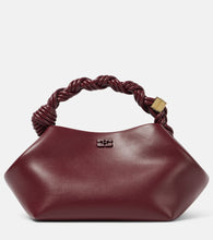 Ganni Bou Small leather shoulder bag. Shop Ganni Top-Handle Bags for women now.