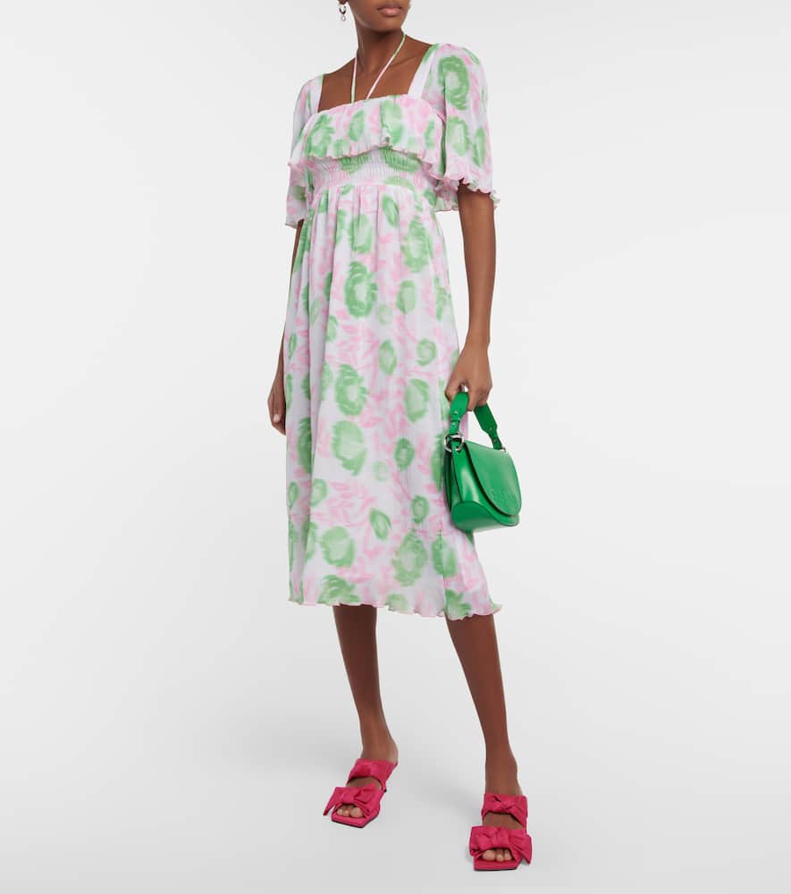Ganni Bow-trimmed mules