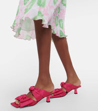 Ganni Bow-trimmed mules