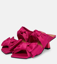 Ganni Bow-trimmed mules
