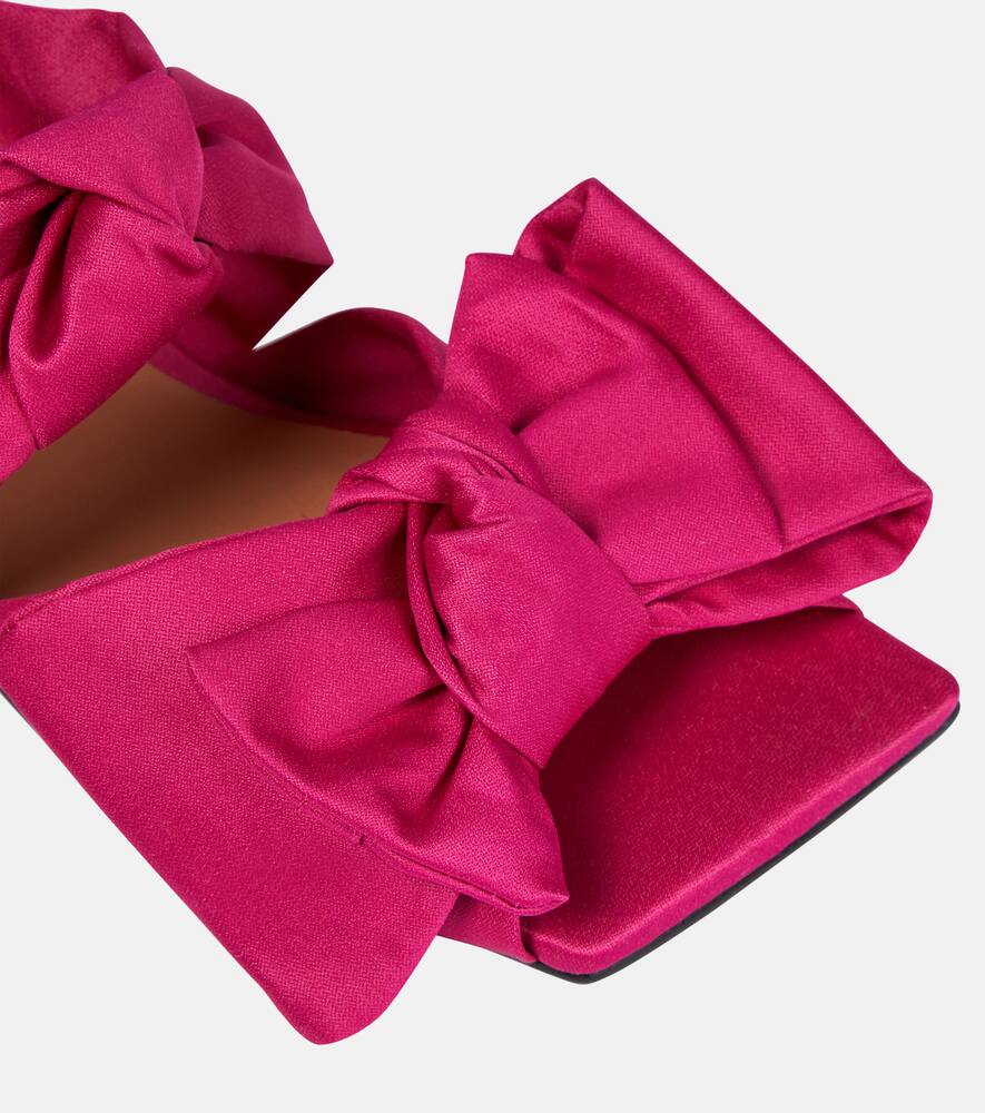 Ganni Bow-trimmed mules