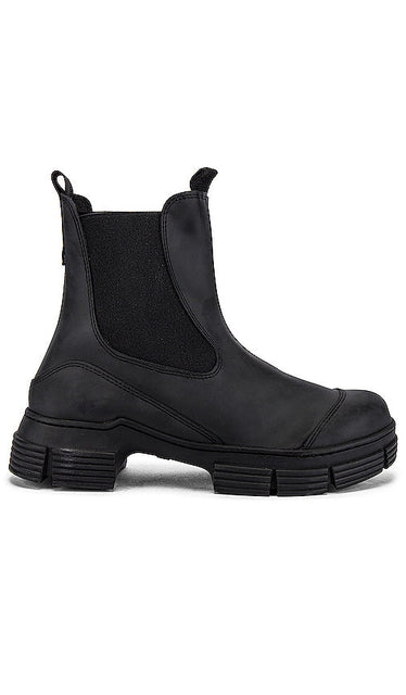 Ganni City Boot in Black - Botte de ville Ganni en noir - 黑色 Ganni City 靴子 - Ganni City Boot in Schwarz - Ganni 시티 부츠 블랙 색상 - Stivale Ganni City in nero