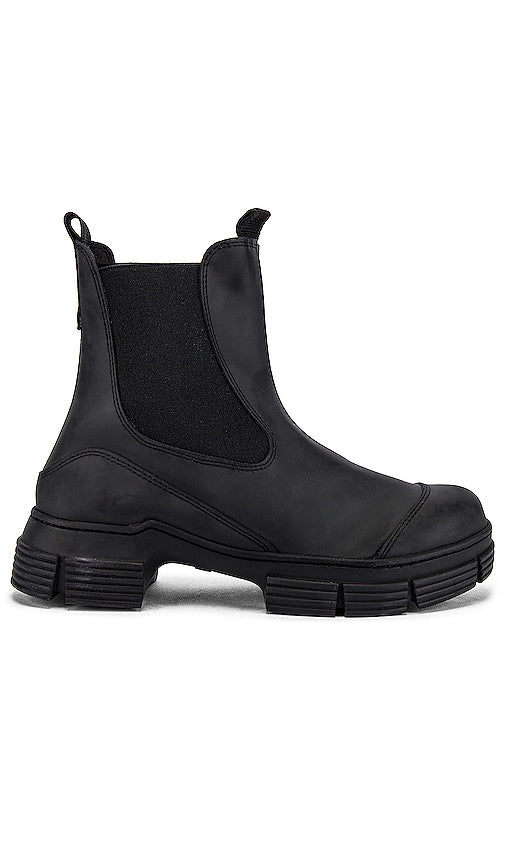 Ganni City Boot in Black - Botte de ville Ganni en noir - 黑色 Ganni City 靴子 - Ganni City Boot in Schwarz - Ganni 시티 부츠 블랙 색상 - Stivale Ganni City in nero