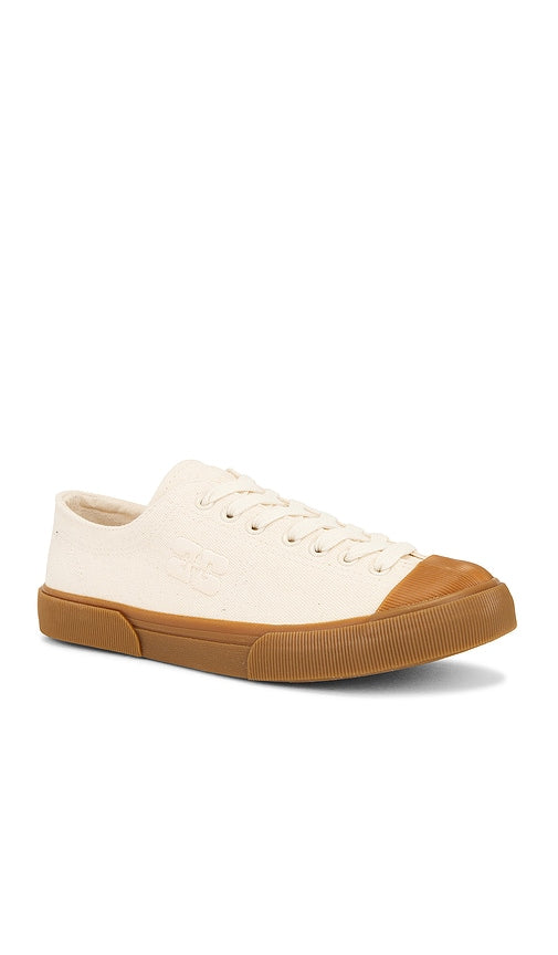 Ganni Classic Low Sneaker in Ivory