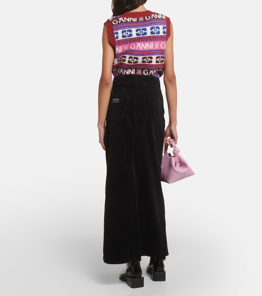 Ganni Corduroy maxi skirt