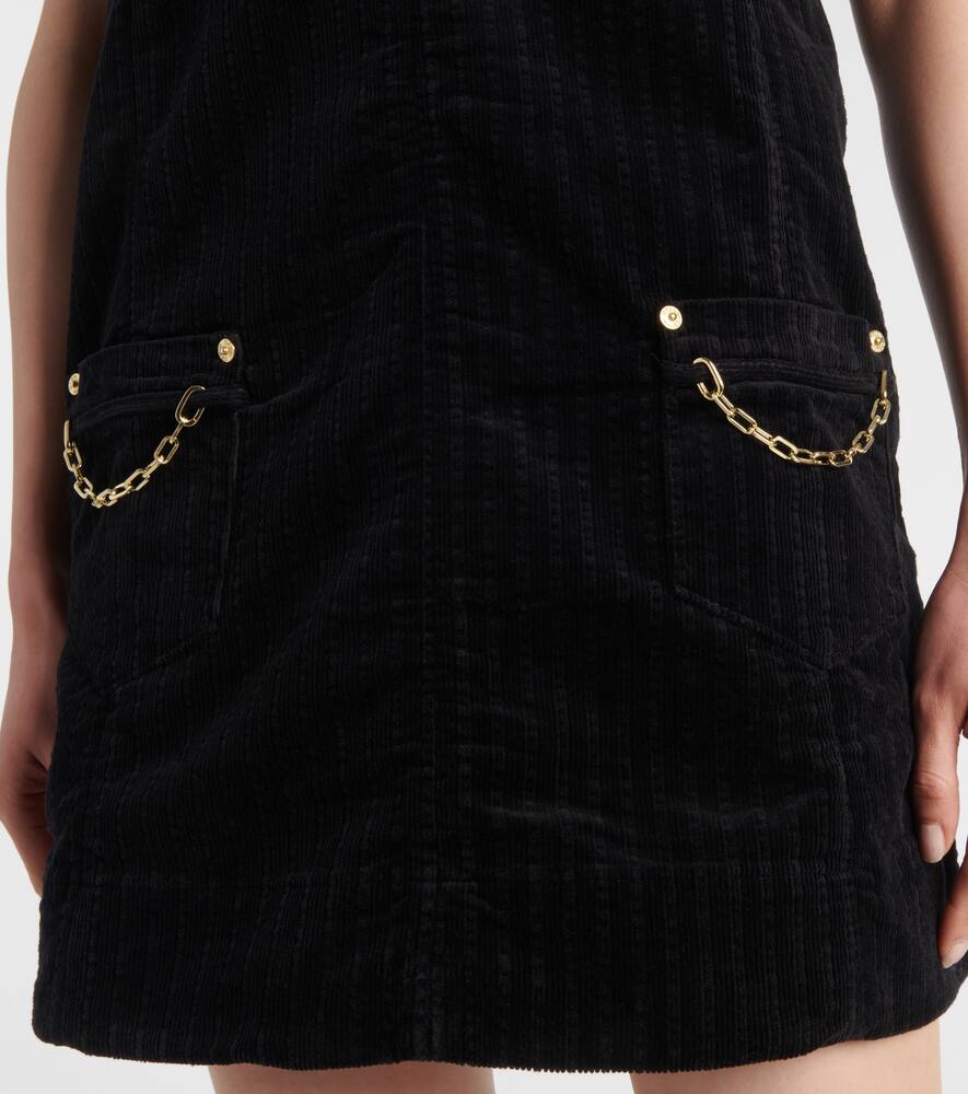 Ganni Cotton corduroy minidress