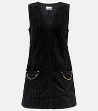 Ganni Cotton corduroy minidress