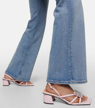 Ganni Embellished faux leather sandals