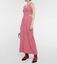 Ganni Embroidered leather cowboy boots