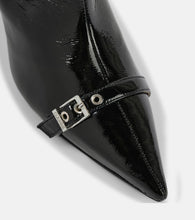 Ganni Eyelets faux leather knee-high boots