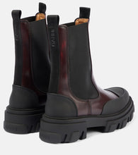 Ganni Faux leather Chelsea boots