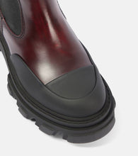 Ganni Faux leather Chelsea boots