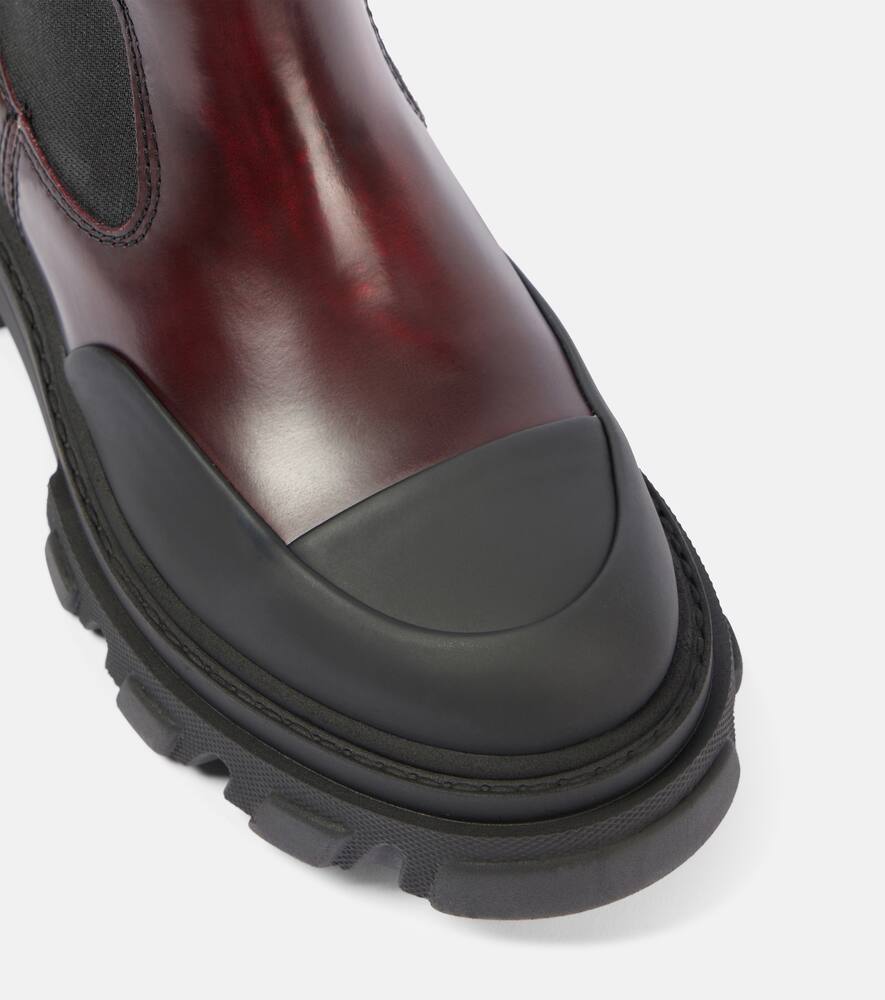 Ganni Faux leather Chelsea boots