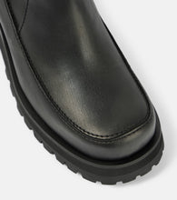 Ganni Faux leather ankle boots