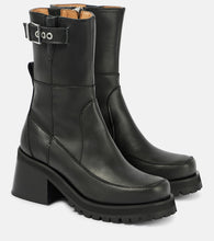 Ganni Faux leather ankle boots - Ganni 人造革踝靴