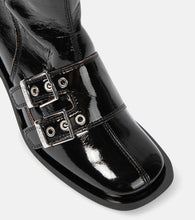 Ganni Feminine faux leather knee-high boots