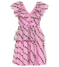 Ganni Floral-embellished dress