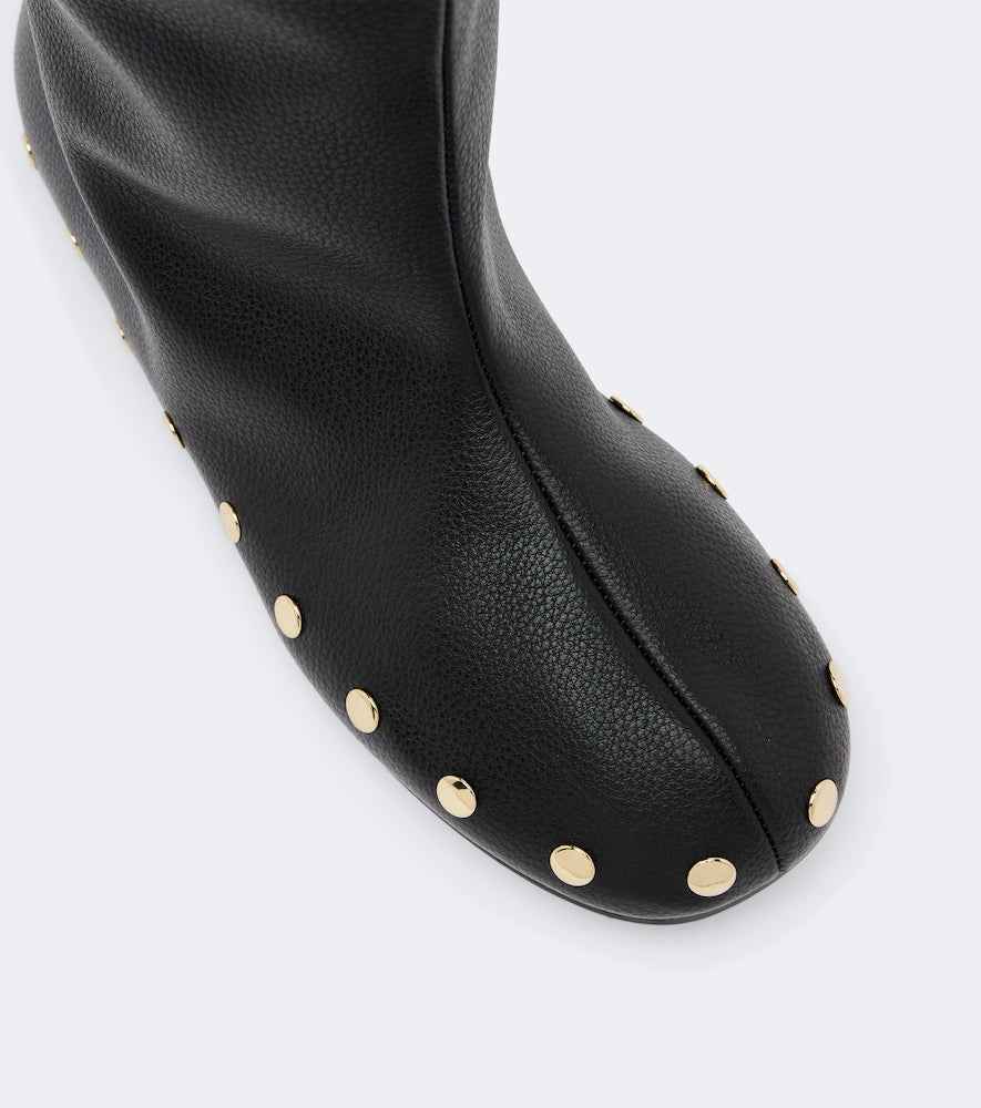 Ganni Jenny studded knee-high boots