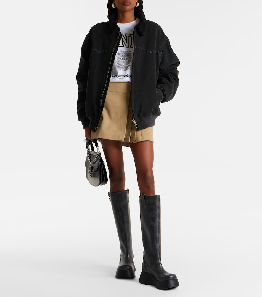 Ganni Kat platform knee-high boots