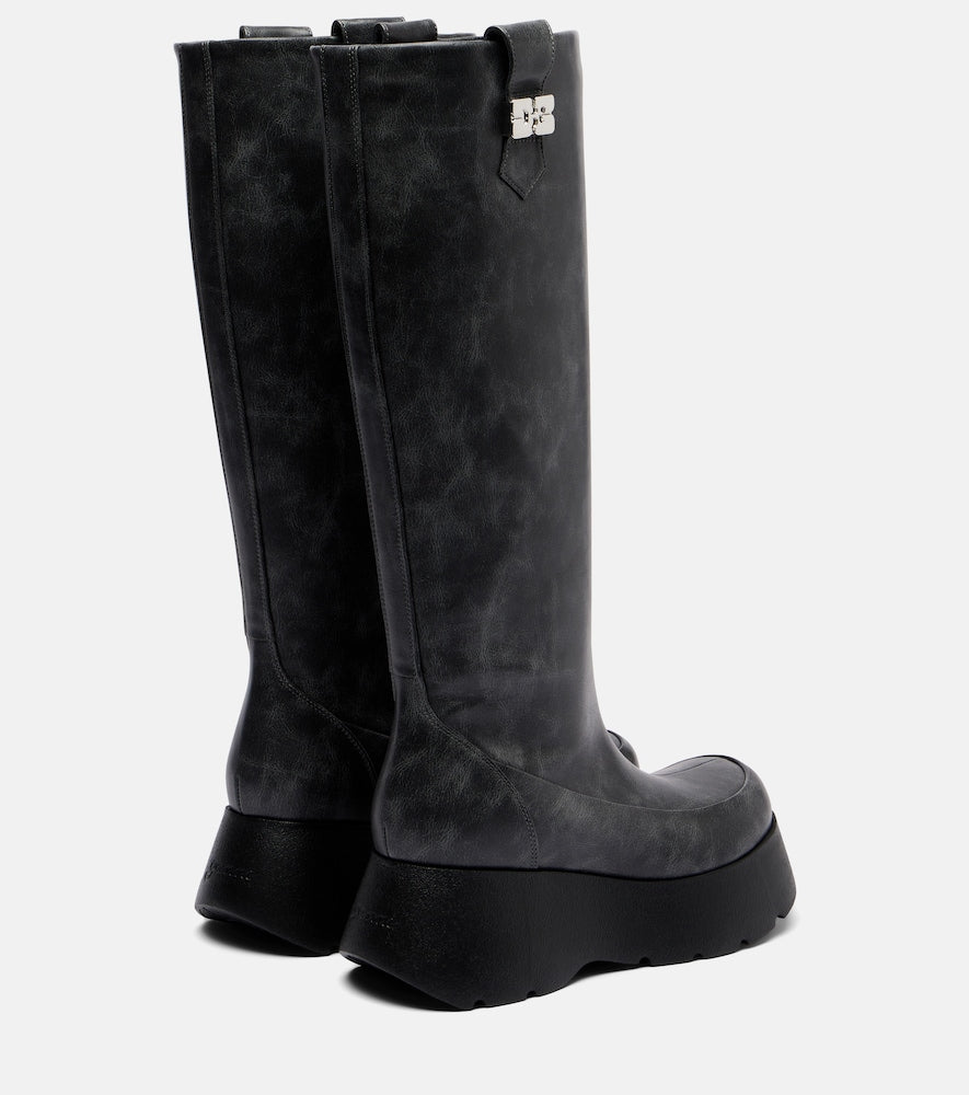Ganni Kat platform knee-high boots