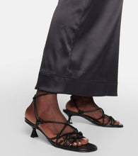 Ganni Knots faux leather sandals