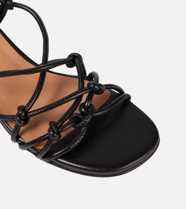 Ganni Knots faux leather sandals