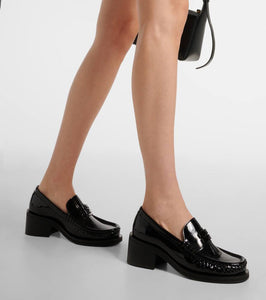 Ganni Logo loafer pumps