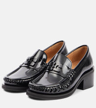 Ganni Logo loafer pumps