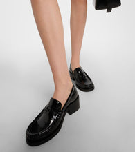 Ganni Logo loafer pumps