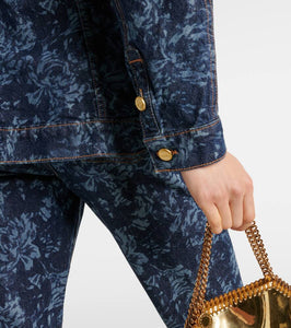 Ganni Printed denim jacket