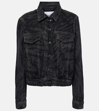 Ganni Printed denim jacket